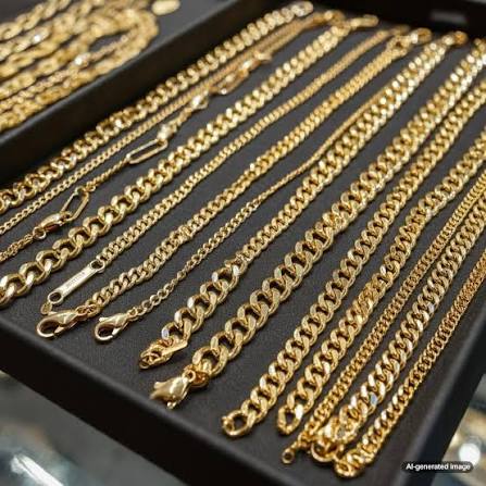 Gold Chains in Madhubani